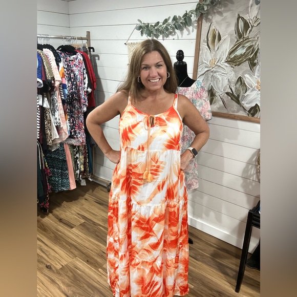 Carina Tropical Maxi Dress NWT XL LULAROE - Picture 4 of 5